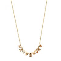 Collana Rosato Donna in Argento Zircone RZGE03 - RZGE03